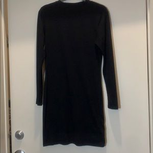 Black Long-sleeved Cotton On Dress